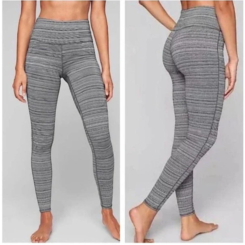 ATHLETA Chaturanga High Rise Jacquard Leggings, Sz XXS Like New